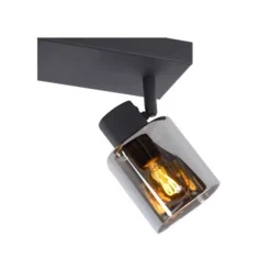 Lucide ALION - Plafondspot - 2xE14 - Zwart