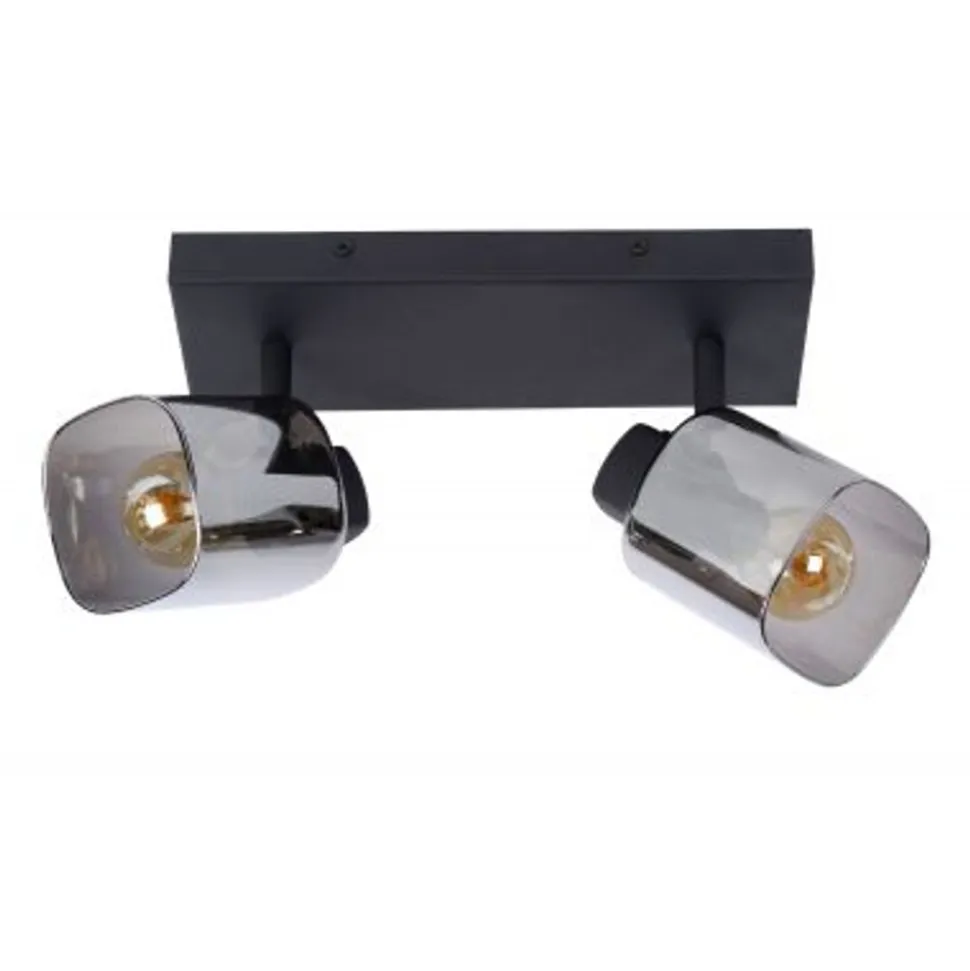 Lucide ALION - Plafondspot - 2xE14 - Zwart