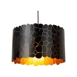 Lucide ALMELO Hanglamp-Zwart-1xE27-40W-Metaal