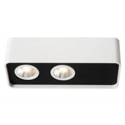 Lucide ANGULAR Plafondspot-Wit-LED Dimb.-6W-2700K-Alumin.