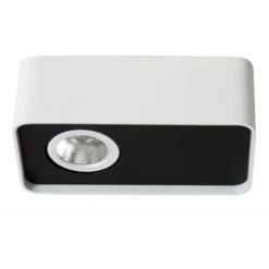 Lucide ANGULAR Plafondspot-Wit-LED Dimb.-6W-2700K-Alumin.
