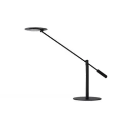 Lucide ANSELMO - Bureaulamp - Ø 25 cm - LED Dimb. - 1x9W 3000K - Zwart Lucide