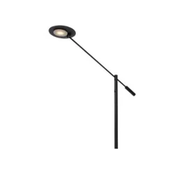 Lucide ANSELMO - Leeslamp - Ø 25 cm - LED Dimb. - 1x9W 3000K - Zwart