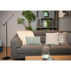 Lucide ANSELMO - Leeslamp - Ø 25 cm - LED Dimb. - 1x9W 3000K - Zwart