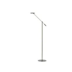 Lucide ANSELMO - Leeslamp - Ø 25 cm - LED Dimb. - 1x9W 3000K - Mat chroom Lucide