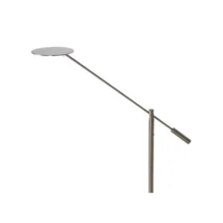 Lucide ANSELMO - Leeslamp - Ø 25 cm - LED Dimb. - 1x9W 3000K - Mat chroom Lucide