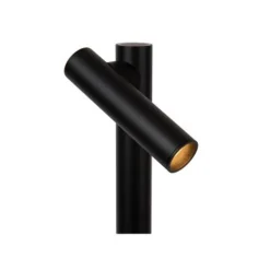 Lucide ANTRIM Leeslamp-Zwart-LED Dimb.-2,2W-2700K-4V-IP54