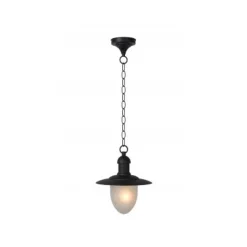 Lucide ARUBA - Hanglamp Buiten - Ø 25 cm - 1xE27 - IP44 - Zwart