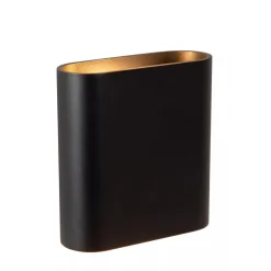 Lucide ATILA - Wandlamp Binnen/Buiten - LED - 2x5W 2700K - IP54 - Zwart