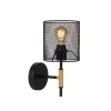 Lucide BASKETT - Wandlamp - 1xE27 - Zwart Lucide