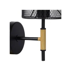 Lucide BASKETT - Wandlamp - 1xE27 - Zwart Lucide