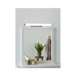 Lucide BELPA-LED - Spiegellamp Badkamer - LED - 1x7W 4000K - IP44 - Chroom Lucide