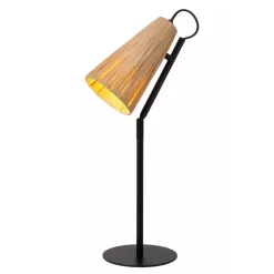 Lucide BENSEN Tafellamp-Nature.-1xE27-40W-Rotan