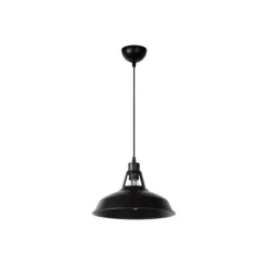 Lucide BRASSY-BIS - Hanglamp - Ø 31 cm - 1xE27 - Zwart