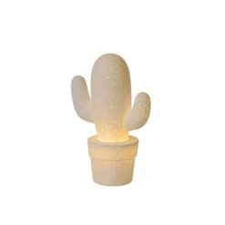 Lucide CACTUS - Tafellamp - Ø 20 cm - 1xE14 - Wit