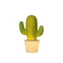 Lucide CACTUS - Tafellamp - Ø 20 cm - E14 - Groen