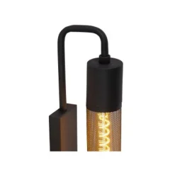 Lucide CALIXT - Wandlamp - 1xE27 - Zwart