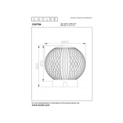 Lucide CINTRA OPLAADBARE TAFELLAMP BATTERIJ Ø9CM LED DIMBAAR 1x1,5W 2700K 3 STEPDIM TRANSPARANT