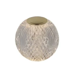 Lucide CINTRA Tafellamp-Transp.-Ø11-LED Dimb.-2W-3000K