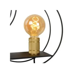 Lucide CIRCLE - Wandlamp - 1xE27 - Zwart