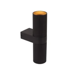 Lucide CLUBS Wandspot-Zwart-2xGU10-40W-Alumin.