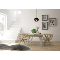 Lucide COOPER - Hanglamp - Ø 30 cm - 1xE27 - Zwart