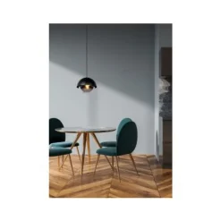 Lucide COOPER - Hanglamp - Ø 30 cm - 1xE27 - Zwart