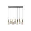 Lucide CORALIE Hanglamp-Transp.-7xE27-40W-Glas