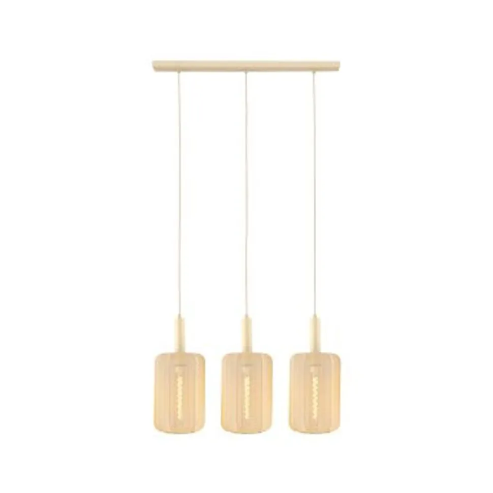 Lucide CORINA Hanglamp-Beige-3xE27-40W-Polyes.