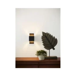 Lucide CUBO - Wandlamp - 1xG9 - Zwart