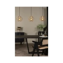 Lucide DANZA Hanglamp-Mat Go.-3xE27-40W-Metaal