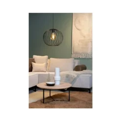 Lucide DANZA PENDEL Ø40cm 1xE27 ZWART