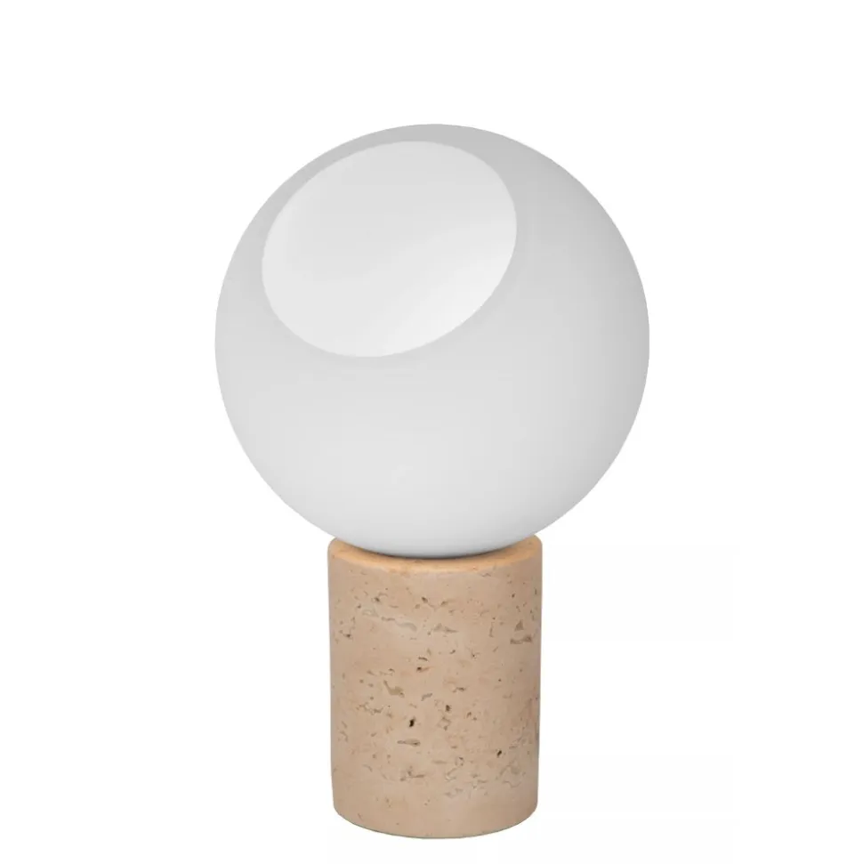 Lucide DAVIN Tafellamp-Opaal-1xE27-40W-Glas