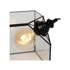 Lucide DAVOS Tafellamp-Transp.-1xE27-60W-Glas