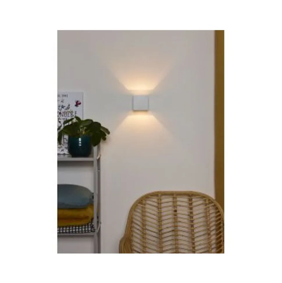 Lucide DEVI - Wandlamp - 1xG9 - Wit