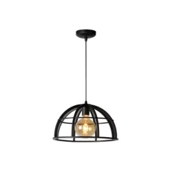 Lucide DIKRA Hanglamp E27 60W Ø40cm Zwart
