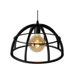 Lucide DIKRA Hanglamp E27 60W Ø40cm Zwart