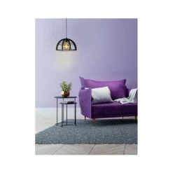 Lucide DIKRA Hanglamp E27 60W Ø40cm Zwart