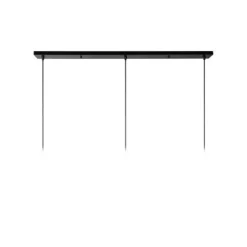 Lucide DIKRA Hanglamp 3xE27 60W Zwart