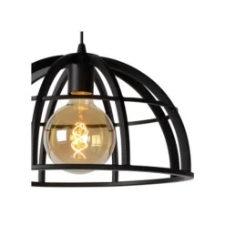 Lucide DIKRA Hanglamp 3xE27 60W Zwart