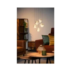 Lucide DILENKO Hanglamp-Mat Go.-Ø31-LED Dimb.-3,5W-2700K