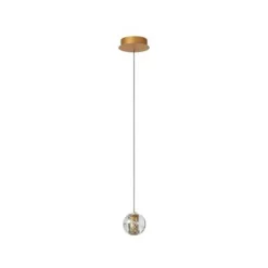 Lucide DILENKO Hanglamp-Mat Go.-Ø14-LED-4,2W-2700K-Glas
