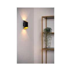 Lucide DILETTA Wandlamp-Zwart-1xG9-40W-Alumin.