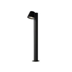 Lucide DINGO-LED - Sokkellamp Buiten - Ø 11,5 cm - LED Dimb. - GU10 - 1x5W 3000K - IP44 - Antraciet Lucide