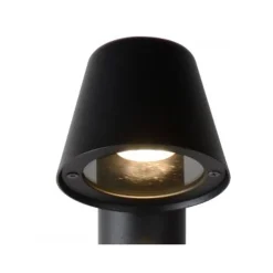 Lucide DINGO-LED - Sokkellamp Buiten - Ø 11,5 cm - LED Dimb. - GU10 - 1x5W 3000K - IP44 - Antraciet Lucide
