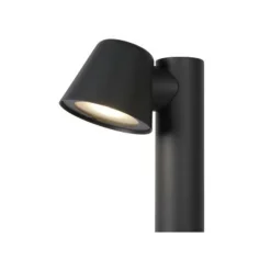 Lucide DINGO-LED - Sokkellamp Buiten - Ø 11,5 cm - LED Dimb. - GU10 - 1x5W 3000K - IP44 - Antraciet Lucide