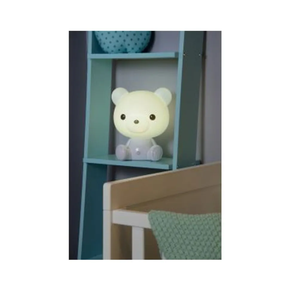 Lucide DODO Bear - Tafellamp Kinderkamer - LED Dimb. - 3 StepDim - Wit