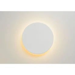 Lucide EKLYPS LED - Wandlamp - Ø 15 cm - LED - 1x7W 3000K - Wit Lucide