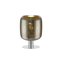 Lucide ERYN - Tafellamp - Ø 20 cm - 1xE27 - Chroom Lucide