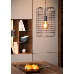 Lucide ESMEE - Hanglamp - Ø 26 cm - 1xE27 - Zwart Lucide